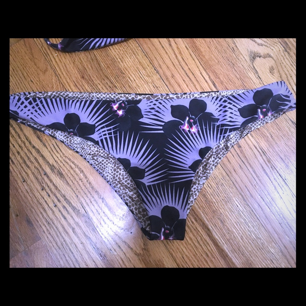 Acacia Swimwear Makai bottoms in Modern Pacific